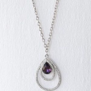 PAPARAZZI LONG TEARDROP NECKLACE